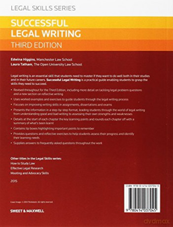 Successful Legal Writing - Edwina Higgins [KSIĄŻKA]