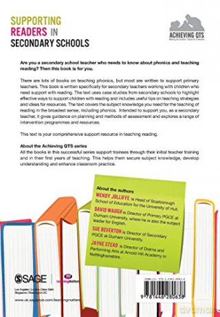 Supporting Readers in Secondary Schools: What every secondary teacher needs to know about teaching reading and phonics (Achieving QTS Series) - Wendy Jolliffe [KSIĄŻKA]