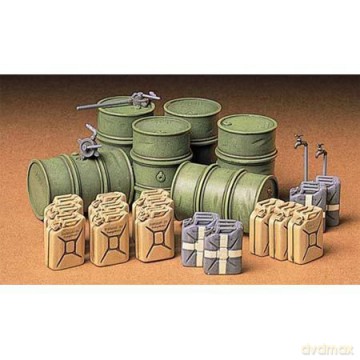 TAMIYA German Fuel Drum Set [ZABAWKA]