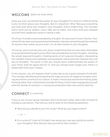 Tame Your Thoughts Bible Study Guide plus Streaming Video: Three Tools to Renew your Mind and Transform Your Life - Max Lucado [KSIĄŻKA]