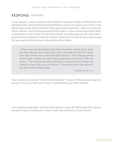 Tame Your Thoughts Bible Study Guide plus Streaming Video: Three Tools to Renew your Mind and Transform Your Life - Max Lucado [KSIĄŻKA]