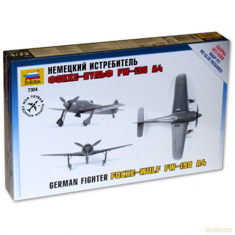 ZVEZDA FockeWulf Fw190 A4 [ZABAWKA]