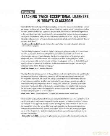 Teaching Twice-Exceptional Learners in Today's Classroom (Free Spirit Professional(tm)) - Emily Kircher-Morris [KSIĄŻKA]