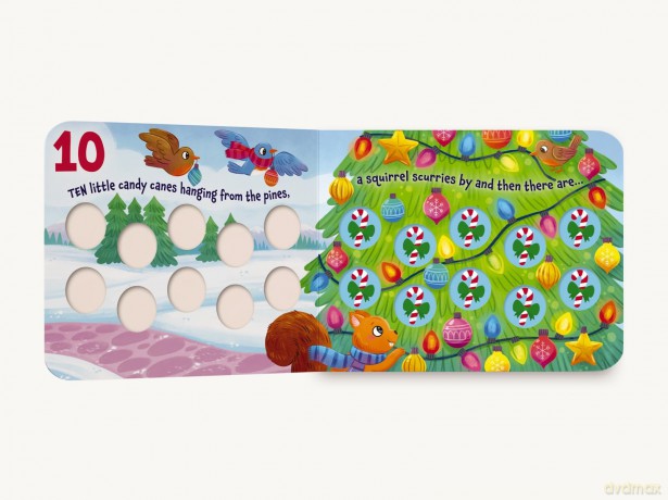 Ten Little Candy Canes: A Counting Storybook - Amanda Sobotka [KSIĄŻKA]