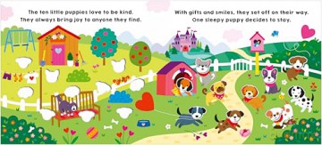 Ten Little Puppies: The perfect gift for little ones! (Little Squishies) - Priddy Books [KSIĄŻKA]