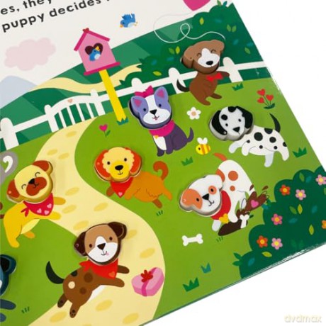 Ten Little Puppies: The perfect gift for little ones! (Little Squishies) - Priddy Books [KSIĄŻKA]