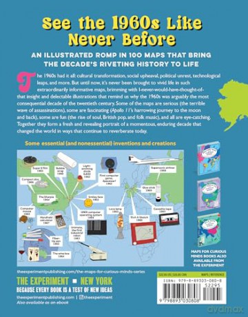 The 1960s Maps for Curious Minds: 100 New Ways to See a Turbulent Decade - Gordon Kerr [KSIĄŻKA]