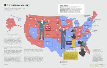 The 1960s Maps for Curious Minds: 100 New Ways to See a Turbulent Decade - Gordon Kerr [KSIĄŻKA]