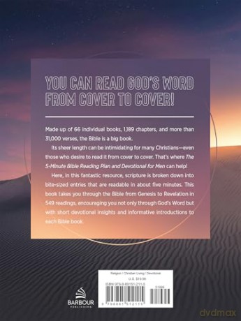 The 5-Minute Bible Reading Plan and Devotional for Men - Ed Strauss [KSIĄŻKA]