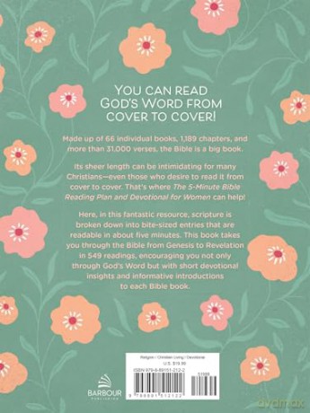The 5-Minute Bible Reading Plan and Devotional for Women - Ed Strauss [KSIĄŻKA]