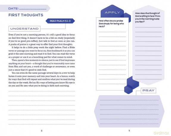 The 5-Minute Bible Study Map for Men: A Creative Journal (Faith Maps) - Compiled by Barbour Staff [KSIĄŻKA]
