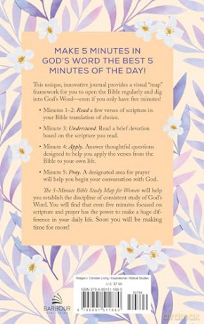 The 5-Minute Bible Study Map for Women: A Creative Journal (Faith Maps) - Compiled by Barbour Staff [KSIĄŻKA]