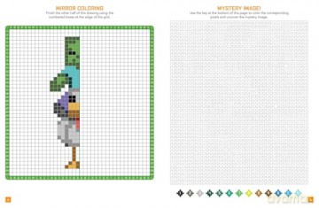 The 8-Bit Pixel World Coloring Book: 90 Incredible Coloring Pages!: Volume 3 (Unofficial Minecraft Pixel Coloring Book) [KSIĄŻKA]