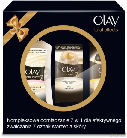 Zestaw Olay Total Effect Krem na dzień+Krem pod oczy+Tonik
