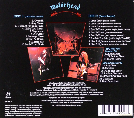 Motorhead: Overkill [2CD]