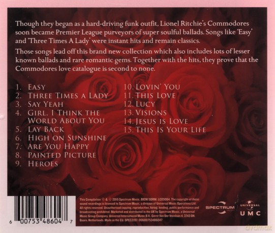 Commodores: With Love From... [CD]