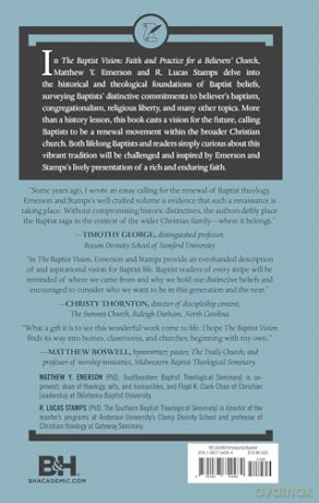 The Baptist Vision: Faith and Practice for a Believers' Church (Hobbs College Library) - Emerson [KSIĄŻKA]