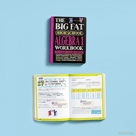The Big Fat High School Algebra 1 Workbook: 400+ Algebra 1 Practice Exercises (Big Fat Notebooks) [KSIĄŻKA]