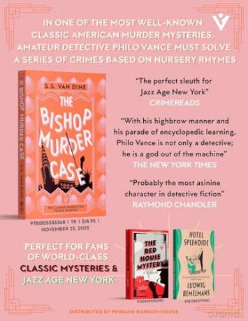 The Bishop Murder Case: The Classic Manhattan Puzzle Mystery - S. S. Van Dine [KSIĄŻKA]