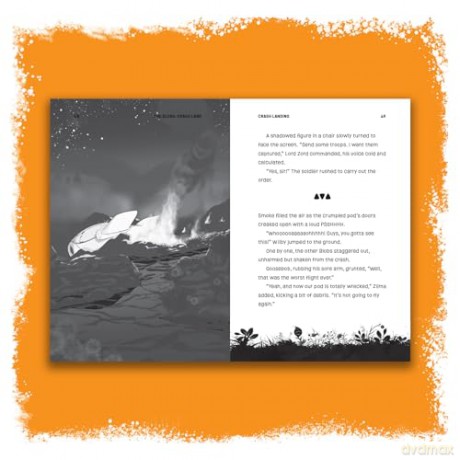 The Blobs: Vol One: Crash Land!: 1 - Justin Stuart [KSIĄŻKA]
