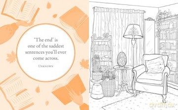 The Book Lover's Colouring Book: Over 45 Book-Themed Artworks - Max Marin [KSIĄŻKA]