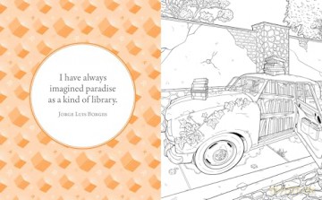 The Book Lover's Colouring Book: Over 45 Book-Themed Artworks - Max Marin [KSIĄŻKA]