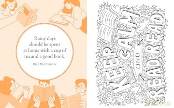 The Book Lover's Colouring Book: Over 45 Book-Themed Artworks - Max Marin [KSIĄŻKA]