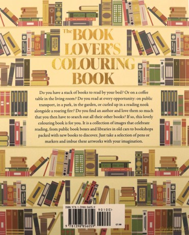 The Book Lover's Colouring Book: Over 45 Book-Themed Artworks - Max Marin [KSIĄŻKA]