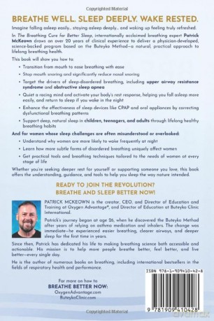 The Breathing Cure for Better Sleep: Seven Days to Quality Sleep Using the Buteyko Method - Patrick McKeown [KSIĄŻKA]