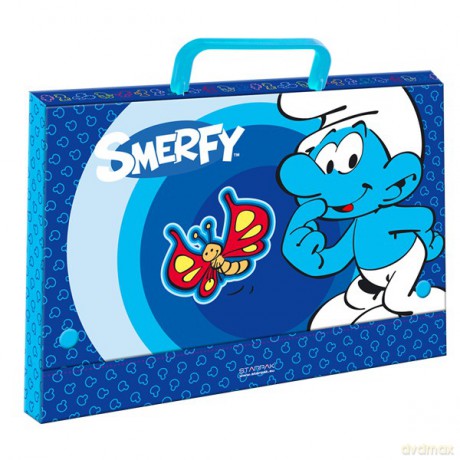 STARPAK Teczka z Rączką Smerfy [ZABAWKA]