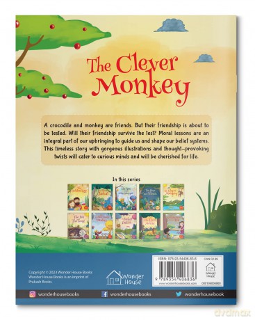 The Clever Monkey - Illustrated Moral Story for Children [KSIĄŻKA]