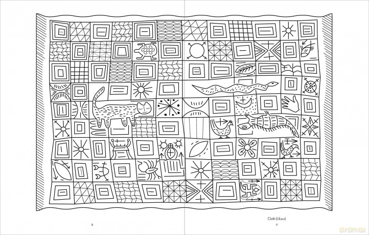 The Coloring Book of African Art Through the Ages - Ernestine White-Mifetu [KSIĄŻKA]