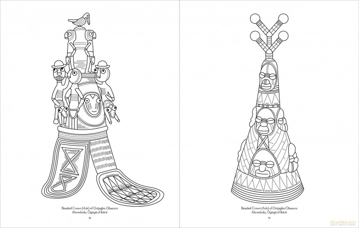 The Coloring Book of African Art Through the Ages - Ernestine White-Mifetu [KSIĄŻKA]