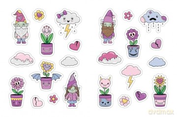 The Creepy Cute Love Sticker Book: 500+ Stickers to Scare and Share (Creepy Cute Gift Series) - Gaynor Carradice [KSIĄŻKA]