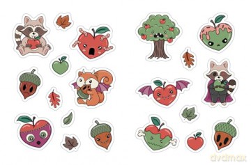 The Creepy Cute Love Sticker Book: 500+ Stickers to Scare and Share (Creepy Cute Gift Series) - Gaynor Carradice [KSIĄŻKA]