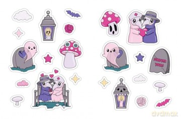 The Creepy Cute Love Sticker Book: 500+ Stickers to Scare and Share (Creepy Cute Gift Series) - Gaynor Carradice [KSIĄŻKA]