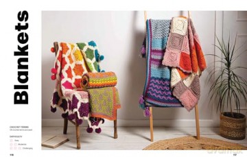 The Crochet Stitch Companion for Blankets and Afghans: 60 stitches, motifs and edges to create your perfect project - Anna Nikipirowicz [KSIĄŻKA]