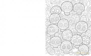 The Day of the Dead Colouring Book - Diego Vaisberg [KSIĄŻKA]