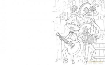 The Day of the Dead Colouring Book - Diego Vaisberg [KSIĄŻKA]