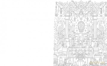 The Day of the Dead Colouring Book - Diego Vaisberg [KSIĄŻKA]
