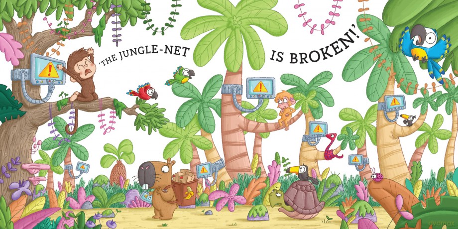 The Day the Jungle-net Broke - Marleen Lammers [KSIĄŻKA]