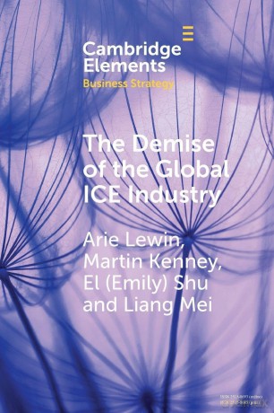 The Demise of the Global ICE Industry: China's Stunning Role in Leading the BEV Revolution (Elements in Business Strategy) - Arie Lewin [KSIĄŻKA]