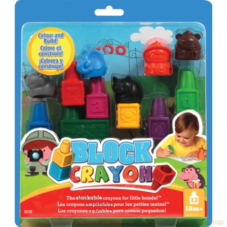 WOOKY BC zestawaw 7 Klockowych Kredek [ZABAWKA]