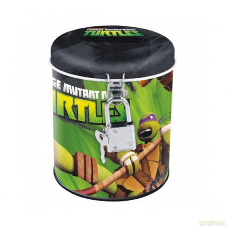 STARPAK SKARBONKA Metalowa TURTLES OKR [ZABAWKA]