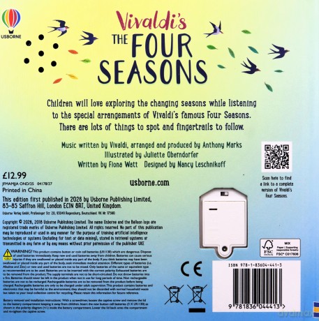 The Four Seasons (Musical Books) - Fiona Watt [KSIĄŻKA]