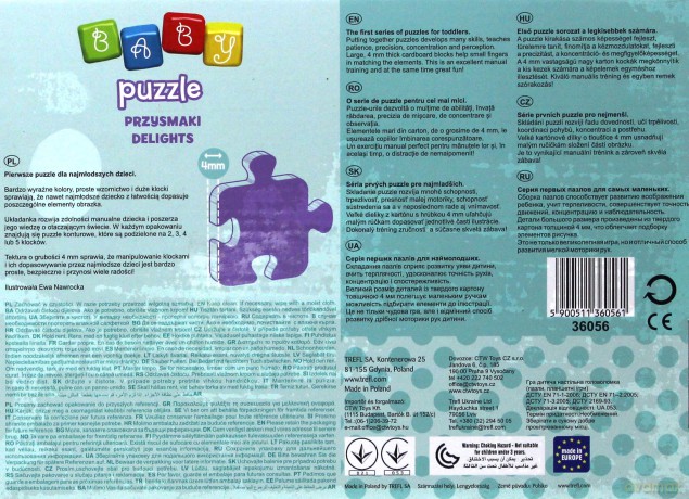 TREFL Baby Classic, Przysmaki [PUZZLE]