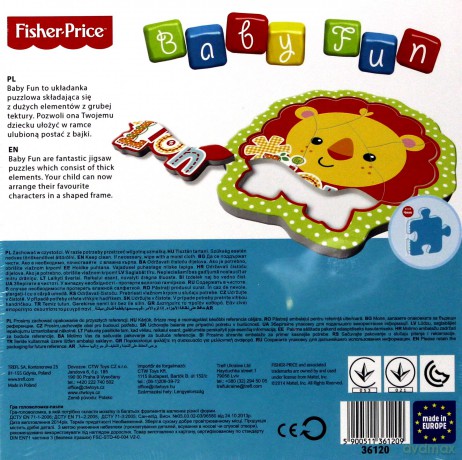 TREFL 6 EL Baby Fun, Lwiątko [PUZZLE]