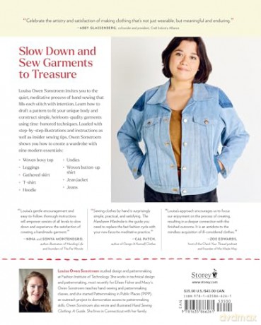 The Handsewn Wardrobe: A Complete Guide to Making Your Own Clothes from Patternmaking to the Finishing Stitches - Louisa Owen Sonstroem [KSIĄŻKA]