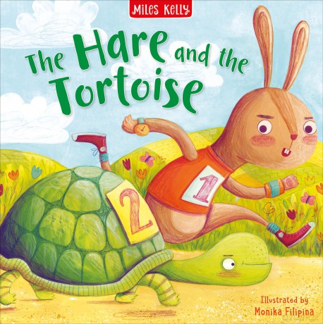 The Hare and the Tortoise: A great simple Illustrated classic children's Picture Book for kids ages 3 to 5 (Aesop's Fables) - Miles Kelly [KSIĄŻKA]