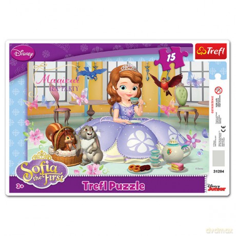 TREFL 15 el. Ramkowe, Księżniczka Sofia Jej Wysokość Zosia [PUZZLE]